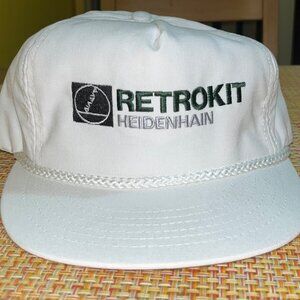 Retrokit Vintage Men’s White Trucker Cap Hat VTG